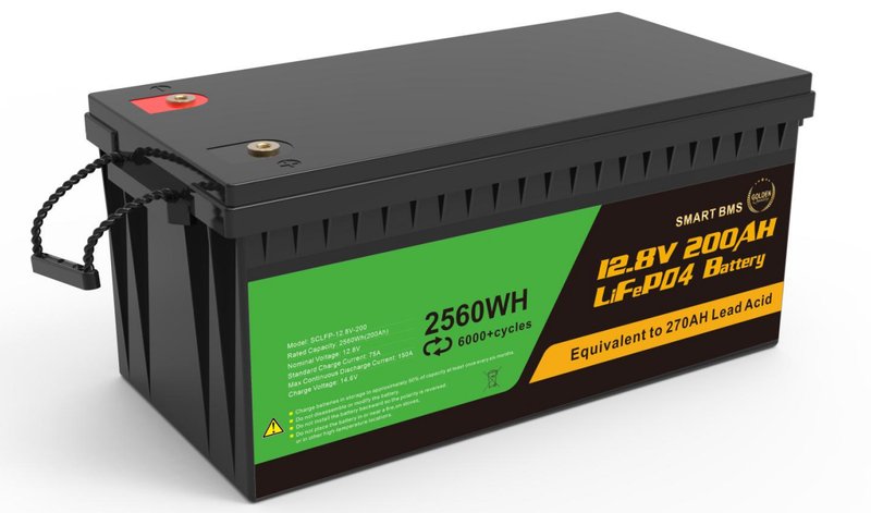 Lead-to-Lithium Battery 12.8V 200Ah - Lead-to-Lithium series